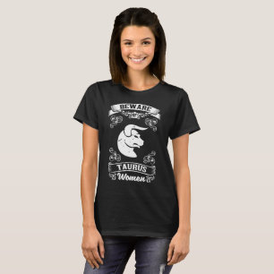 Camiseta Beware do t-shirt da astrologia do zodíaco das