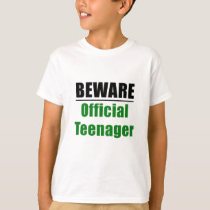 Camiseta Beware o adolescente oficial