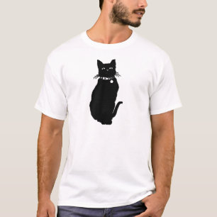 Camiseta Beware o gato preto