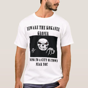 Camiseta Beware o Groper de Kokanee