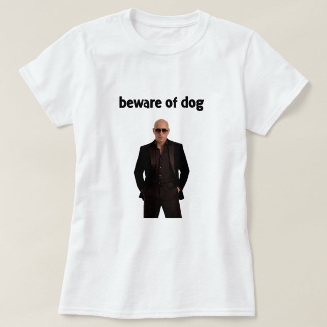 Camiseta Beware of Dog (Frente do Design)