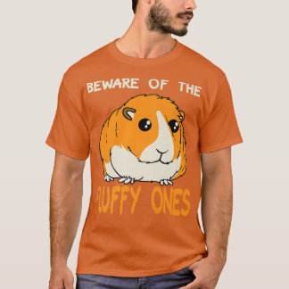 Camiseta Beware Of The Fluffy Ones Funny Fat Guinea Pig Lov