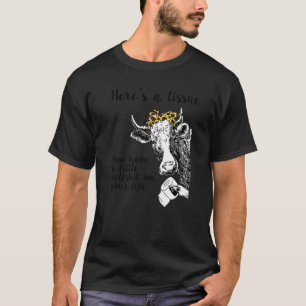 Camiseta Bezerra Engraçada Aqui Está Um Lenço Você Tem Gado