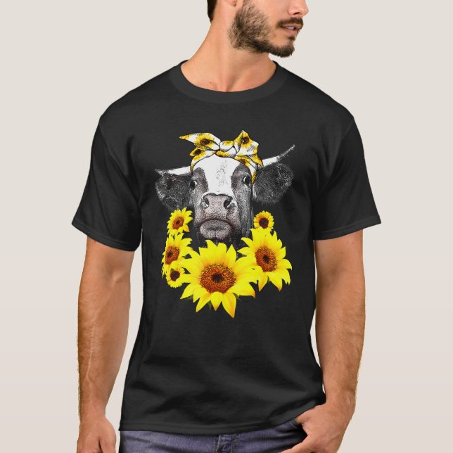 Camiseta Bezerra Girassol Fazendeiro Bezerra Vaca (Frente)