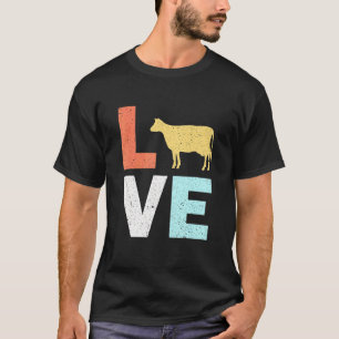 Camiseta Bezerro Antigo Amor Vaca Wagyu Proprietário de Cel