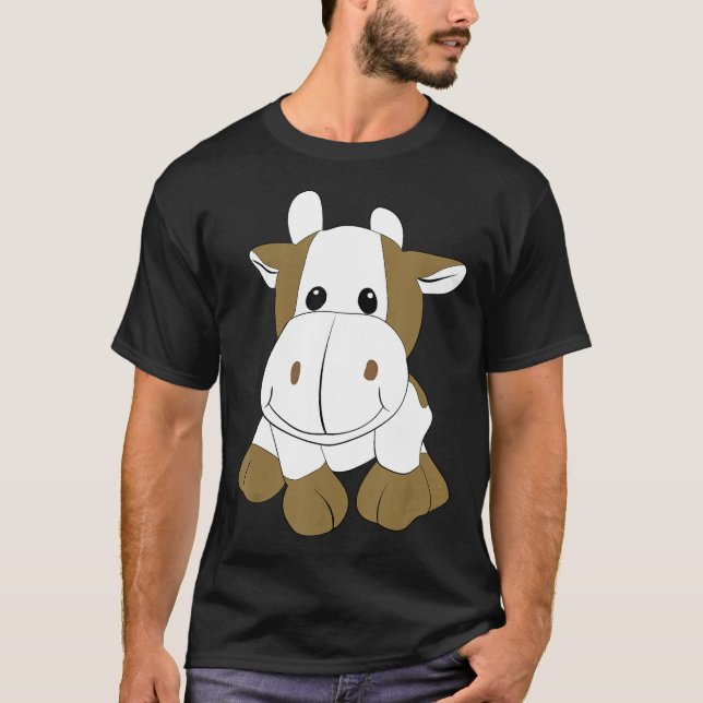 Camiseta Bezerro Fofo Precisa do Seu Amor Vaca (Frente)