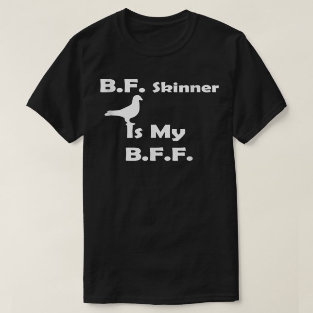 Camiseta BF Skinner é meu pombo BFF (Frente do Design)