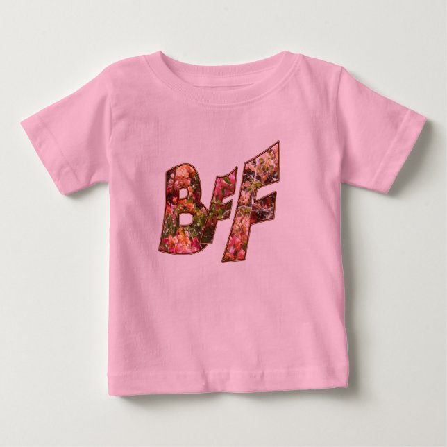 Camiseta BFF Baby T Personalizável (Frente)