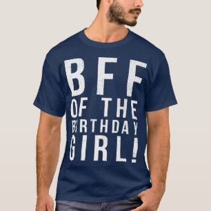 Camiseta BFF da garota de aniversário é meu irmão de aniver