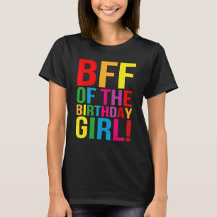Camiseta BFF da Garota de Aniversário É o meu melhor irmão 