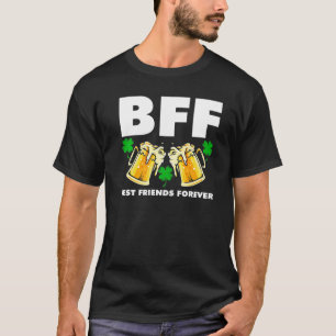 Camiseta Bff Melhores Amigos Para Ruas De Dia de São Patr