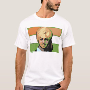 Camiseta Bhagat Singh: Um herói revolucionário