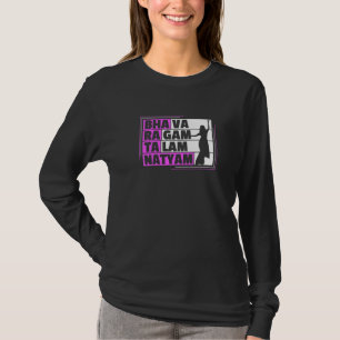 Camiseta Bharatanatyam para um dançarino de Bharatanatyam