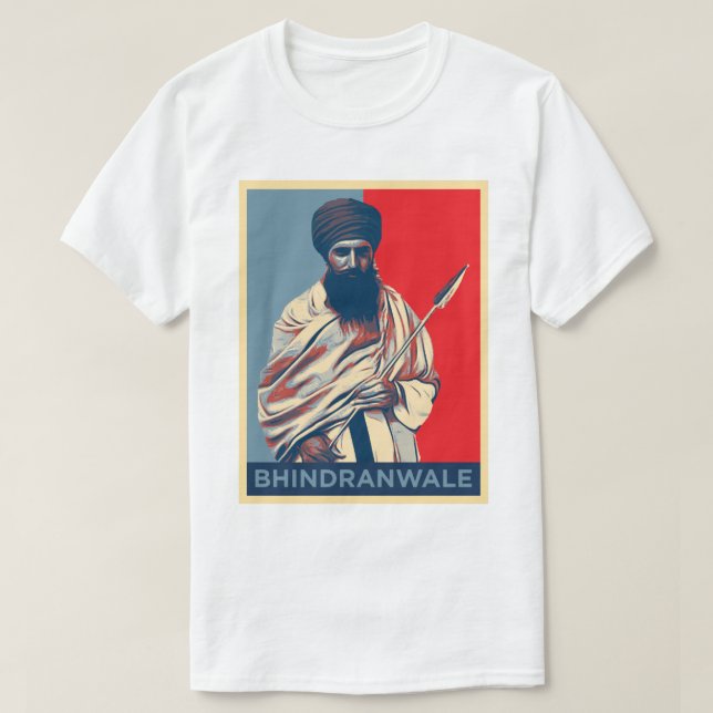 Camiseta Bhindranwale (3) (Frente do Design)