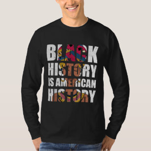 Camiseta BHM Black History é americana Melanin Blac