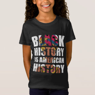 Camiseta BHM Black History é americana Melanin Blac