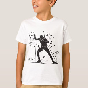 Camiseta Bi atleta Esqui Nórdico Biatlo _27 
