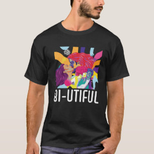 Camiseta Bi Bonito Orgulho Bissexual Arco-Íris Bissexualida