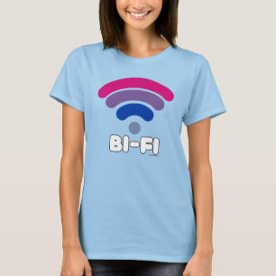Camiseta Bi-Fi sinal - design de LGBT - .png