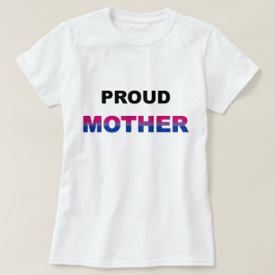Camiseta Bi orgulhoso LGBT da mãe