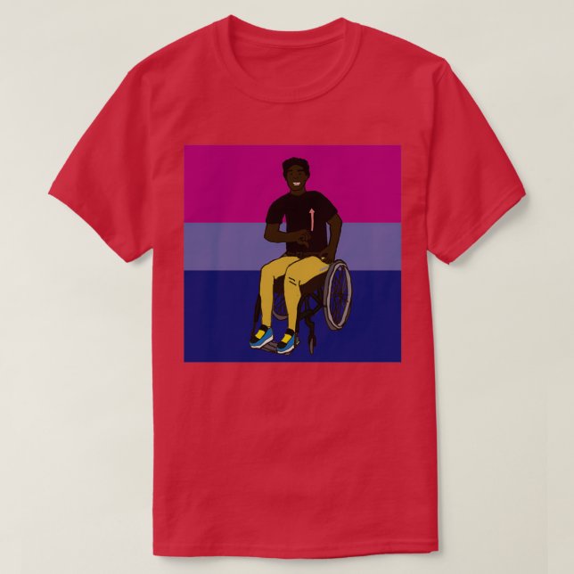 Camiseta Bi Pride ASL (Frente do Design)