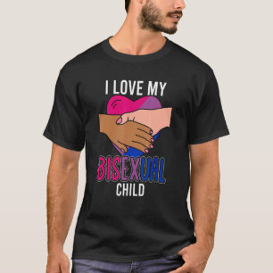 Camiseta Bi Pride Heart I Love My Bisexual Child Orud Lgbt