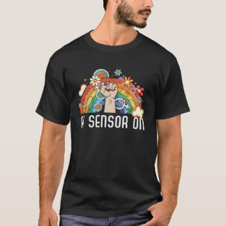 Camiseta Bi Sensor On Bisexual Rainbow Pride Bisexuality LG