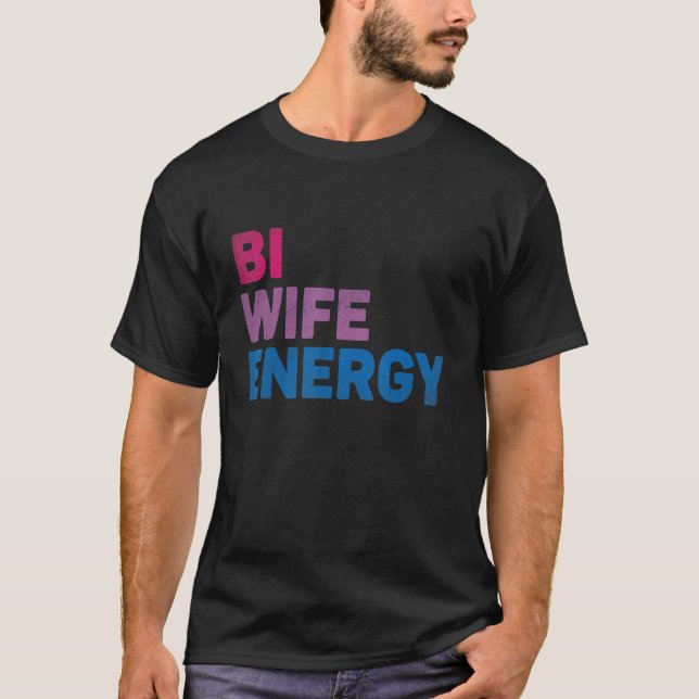 Camiseta Bi Wife Energy Lgbtq 2 (Frente)