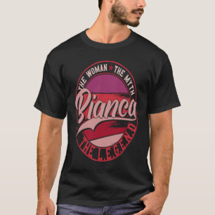 Camiseta Bianca a Senhora do Mito a Lenda