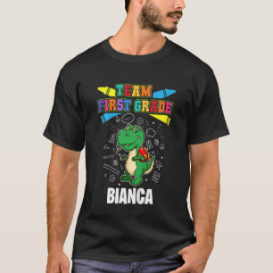 Camiseta Bianca Personalizada do 1º Grau da Equipe de Crian