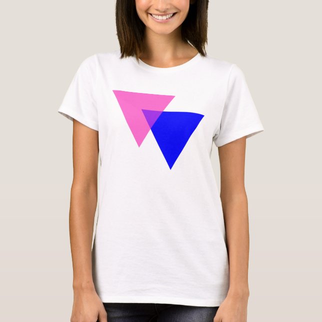 Camiseta Biangles Orgulho Bissexual (Frente)
