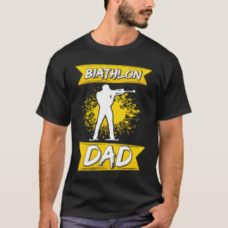 Camiseta Biathlon Dad  Winter Sports Biathlete Father Mount