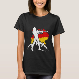 Camiseta Biathlon Germany Snow Biathlett Cross Country Ski