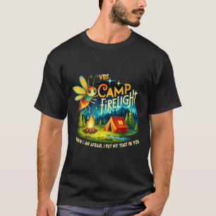 Camiseta Bib de Férias da Fogueira do Acampamento Vbs 2024