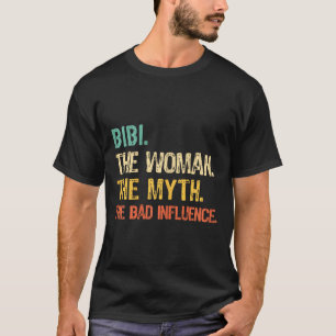Camiseta Bibi A Mulher O Mito O Relatório De Influência Eng