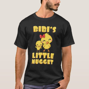 Camiseta Bibi's Little Nugget Chicken Lover Grandma Mãe'