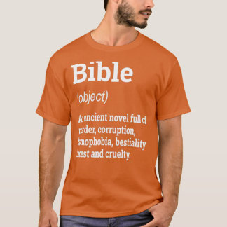 Camiseta Bible Definition Funny Atheist Humor