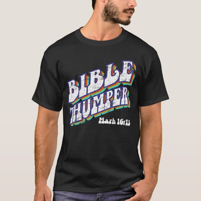 Camiseta Bible Thumper  Pastor Ministry Disciple and Clergy (Frente)