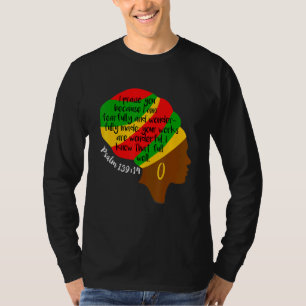 Camiseta Bíblia Cristã Africano-Americana Verdadeiramente P