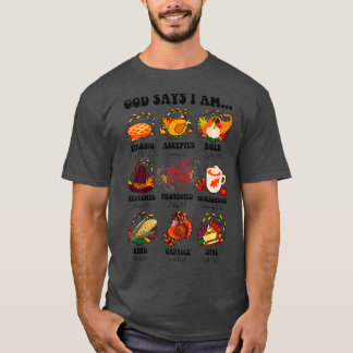 Camiseta Bíblia Cristã Verse Deus Diz Que Sou Halloween Do