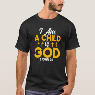 Camiseta Bíblia Cristã Verse João 31 Filho De Deus Cruz P