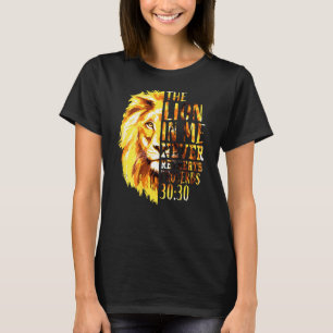 Camiseta Bíblia Cristã Verse Men Pai Leão De Judah Back P