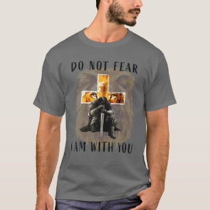 Camiseta Bíblia Cristã Verso Homens Lion Faith Teme Religiã