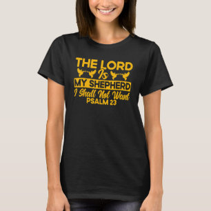 Camiseta Bíblia Cristã Verso Salmo 23