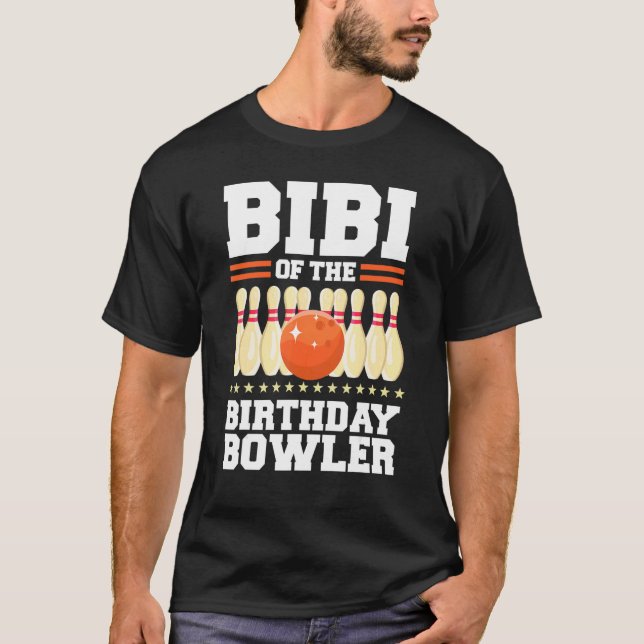 Camiseta Bíblia Da Festa De Boliche De Aniversário De Bowle (Frente)