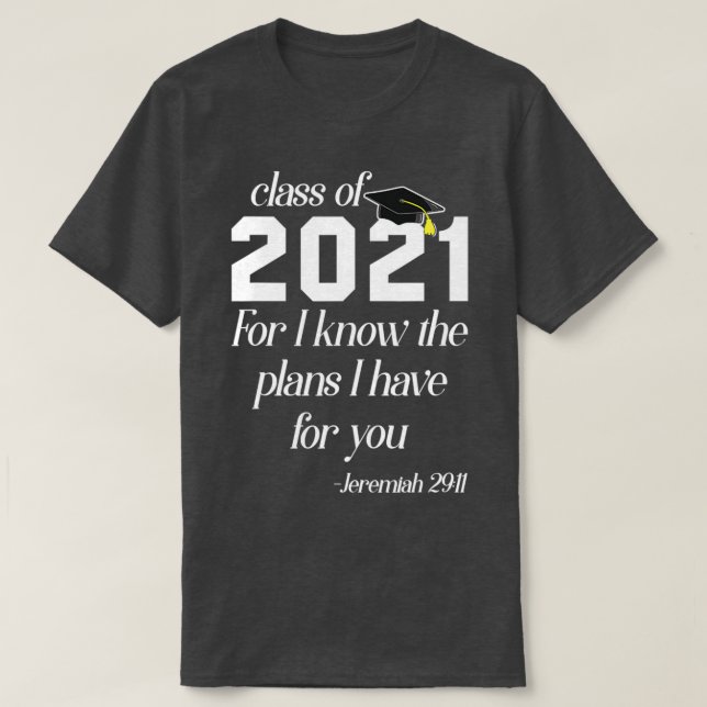 Camiseta bíblia de Graduação Religiosa 2021 Verso (Frente do Design)