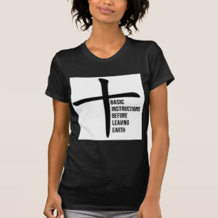 Camiseta BÍBLIA: Instruções básicas antes de deixar a t