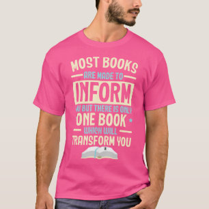 Camiseta Bíblia Reader Pastor Religioso Escritura Cristã