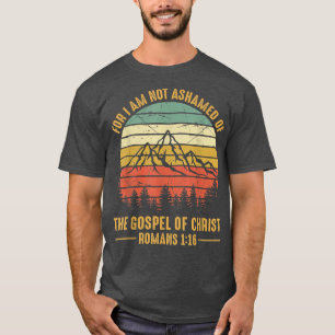 Camiseta Bíblia Religiosa Verso Romanos 116 Evangelho Jesus