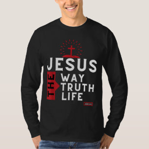 Camiseta Bíblia Verse John 146 Inspirational Christian Bíbl